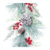 Pine/Berry/Cone Garland 6'L Plastic