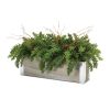 Pine Centerpiece (Set of 2) 20"L x 10.5"H Plastic/Wood