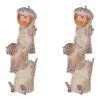 Fall Bird Stack (Set of 2) 9"H Resin