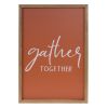 Gather and Thankful Sign (Set of 2) 12"SQ, 12"L x 18"H Wood/MDF