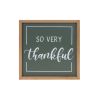 Gather and Thankful Sign (Set of 2) 12"SQ, 12"L x 18"H Wood/MDF