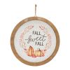 Fall Plaque (Set of 2) 11.5"SQ MDF/Wood