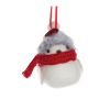 Winter Bird Ornament (Set of 12) 4"H, 4"H, 5"H Foam/Polyester