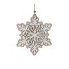 Snowflake Ornament (Set of 24) 7"H, 9"H Wood