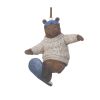 Bear Skate & Snowboard Ornament (Set of 4)