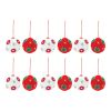 Ball Ornament (Set of 12) 3"D Polyester