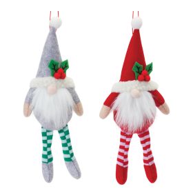 Gnome Ornament (Set of 12) 9"H Polyester