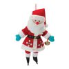 Santa Ornament (Set of 12) 8"H Polyester