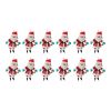 Santa Ornament (Set of 12) 8"H Polyester