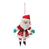 Santa Ornament (Set of 12) 8"H Polyester