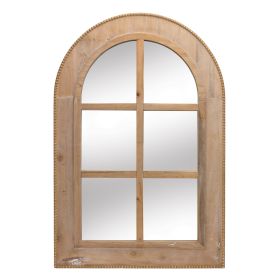 Wall Mirror 23.75"l X 35.5"H Wood/Mirror