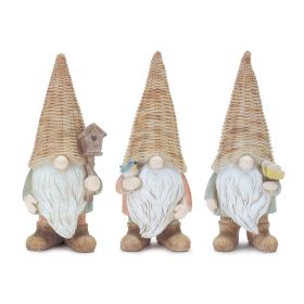 Gnome (Set of 3) 9"H Resin