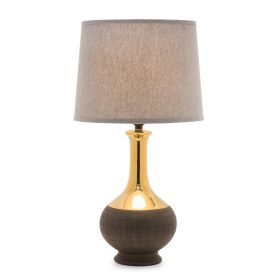 Table Lamp 22"H Ceramic/Linen Max 60W