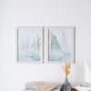 Sail Boat Print (Set of 2) 11.75"L x 15.75"H Plastic/Paper