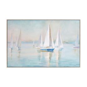 Sail Boat Print 23.5"L x 15.25"H Plastic/MDF