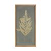 Framed Fern (Set of 2) 14"L x 27.5"H Wood/Paper