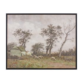 Sheep Farm Print 28"L x 22"H Canvas/Plastic