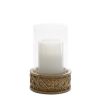 Candle Holder (Set of 2) 4.75"D x 7.25"H, 5.75"D x 9.25"H Resin