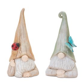 Gnome (Set of 2) 10"H Resin