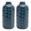 Vase (Set of 2) 4"D x 8.75"H Ceramic