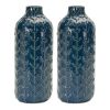 Vase (Set of 2) 4.75"D x 11.25"H Ceramic