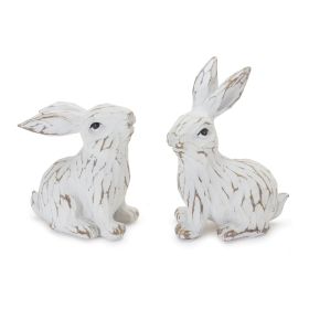 Bunny (Set of 6) 3.25"H, 3.75"H Resin