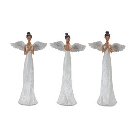 Angel (Set of 3) 12"H Resin