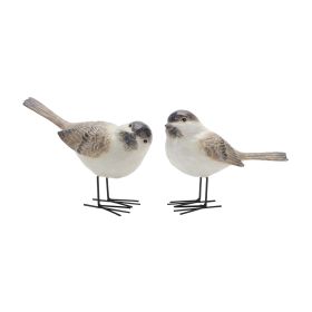 Bird (Set of 4) 5.25"H Resin