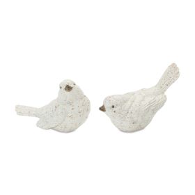 Bird (Set of 6) 4"H Resin