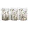 Votive Holder (Set of 3) 3"D x 4.25"H Glass