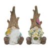 Gnome (Set of 4) 7"H Resin