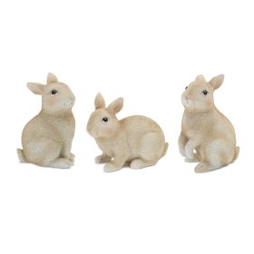 Rabbit (Set of 12) 2.75"H, 3.5"H, 4"H Resin