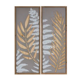 Fern Frame (Set of 2) 12.5"L x 32.75"H MDF/Wood