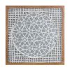 Wall Art (Set of 2) 19.5"SQ Wood/Paper