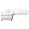 Yohan Reclining Sectional Sofa - White Boucle