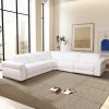 Yohan Reclining Sectional Sofa - White Boucle