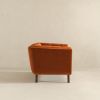 Addison Lounge Chair (Burnt Orange Velvet)