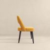 Juliana Mid Century Modern Yellow Fabric Dining Chair (Set of 2)