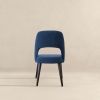 Juliana Mid Century Modern Blue Fabric Dining Chair (Set of 2)