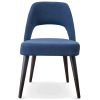 Juliana Mid Century Modern Blue Fabric Dining Chair (Set of 2)