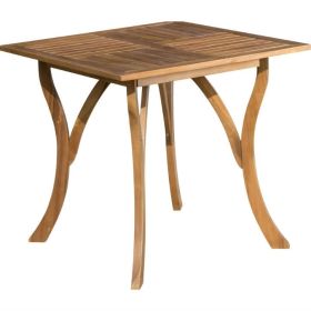 Solid Wood 31.5 inch Square Dining Table