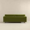 Anthony Mid-Century Modern Pistachio Green Pillow Back Velvet Sofa