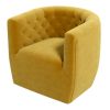 Delaney Swivel Chair (Gold Velvet)