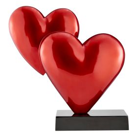 Double Heart Sculpture