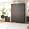 Full size Wallbed Space Saving Murphy Bed Frame in Espresso Finish