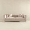 Edward Sofa (Light Cream Velvet)