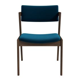 Edwin Teal Velvet Dining Chair (Set Of 2)