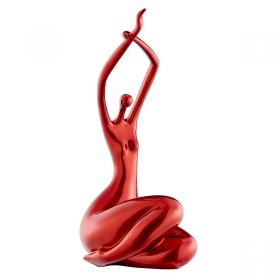 Elizabeth Sculpture // Small Metallic Red