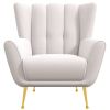 Gianna  Tufted French Boucle Armchair