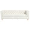 Evelyn Mid Century Modern Beige Boucle Luxury Chesterfield Sofa